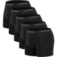 thumbnail image 1 of LinkShare Men's Underwear Boxer Briefs Cotton Stretch Trunks Short Leg Underwear for Men, 1 of 10