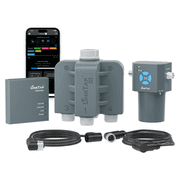 LinkTap Q1 4-Zone Smart Hose Timer Kit, Equals 4 G2S or 2 D1 Water Timers, 4 Built-in Flow Meters, Multiple Power Options, Easy Install & Use, Scalable Mesh Network via Extender,