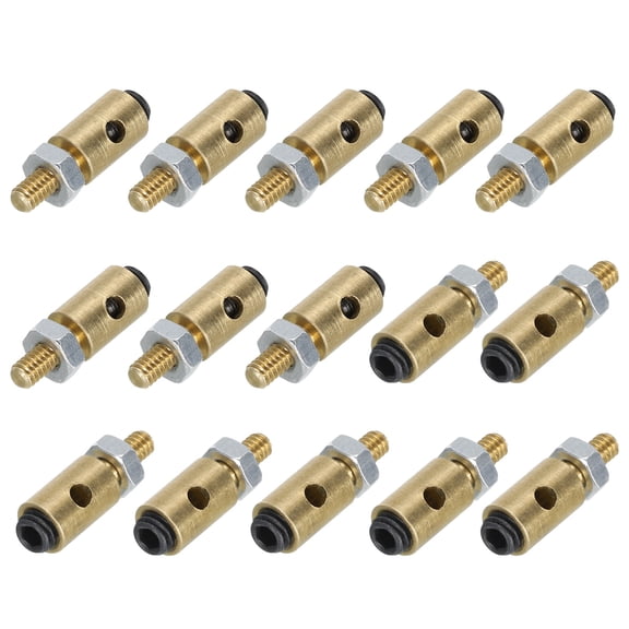 Linkage Stoppers Connecting Servo Arm Push Rod with Nut and Screw for RC Airplane,D4x1.6mm 15Pcs