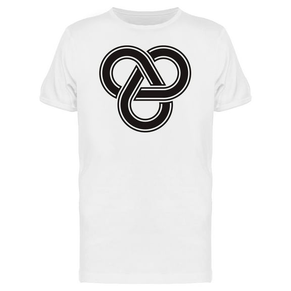 Linked Circle Triangle T-Shirt Men -Image by Shutterstock, Male x-Large