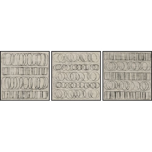 Linked Shapes Triptych