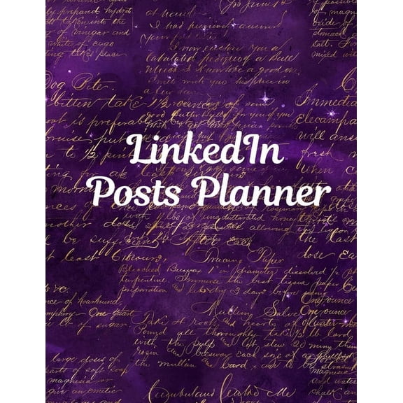 LinkedIn Posts Planner : Organizer to Plan All Your Posts & Content (Paperback)