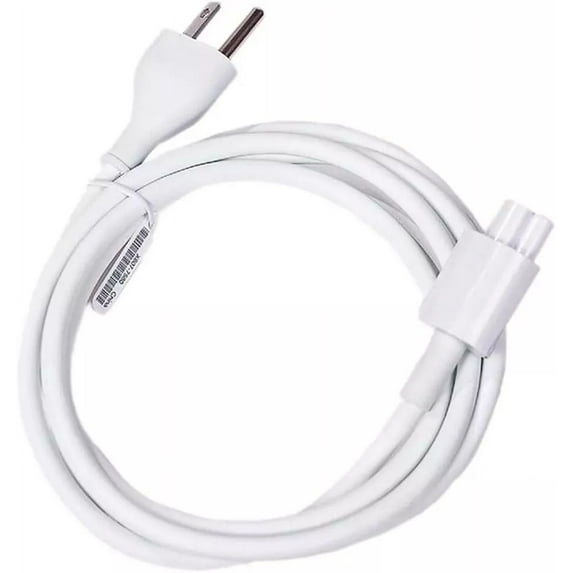 Linkeet 24" Cord Power Cable, Durable, PVC, White