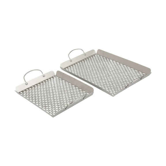 Linkfair Stainless Steel Grill Baskets, 2 Piece