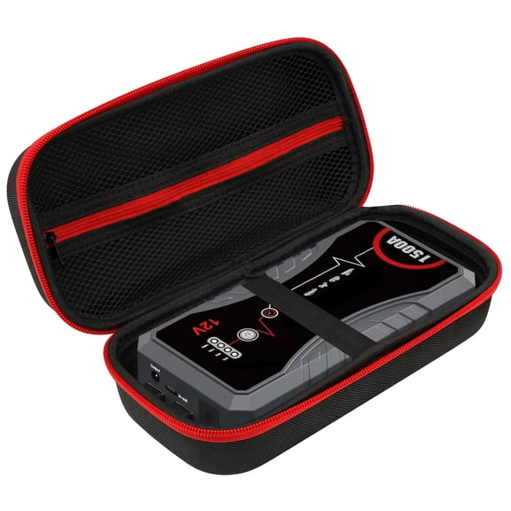 Linkidea Car Jump Starter Hard Shell Storage Case, Travel Carrying Protection Bag Compatible with Q10S, JS02, JS01, YA80 Jump Starter (Black)