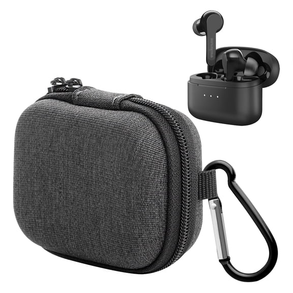 Linkidea Earbuds Carrying Case Compatible with Anker Soundcore Liberty Air 2 Wireless Earbuds Case, Protective Hard Shell Travel Bag with Cable (Dark Grey)
