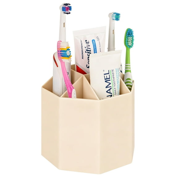 Linkidea Electric Toothbrush Holder, Plastic Countertop Toothpaste ...