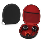 Linkidea Headphones Carrying Case Compatible with Jabra Evolve 65, Plantronics, Mpow, Protective Hard Shell Travel Bag with Cable, Charger Storage Black
