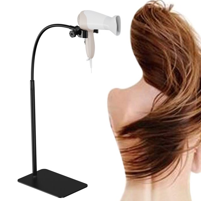 Linkidea Lazy Hair Dryer Stand, 360 Degree Rotating Blow Dryer Holder
