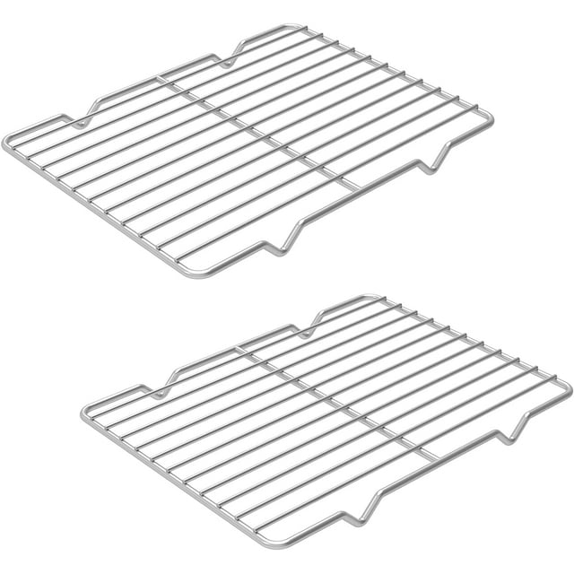 Linkidea Metal Grate Cooling 2 Pack Stainless Steel Baking Cooling Rack