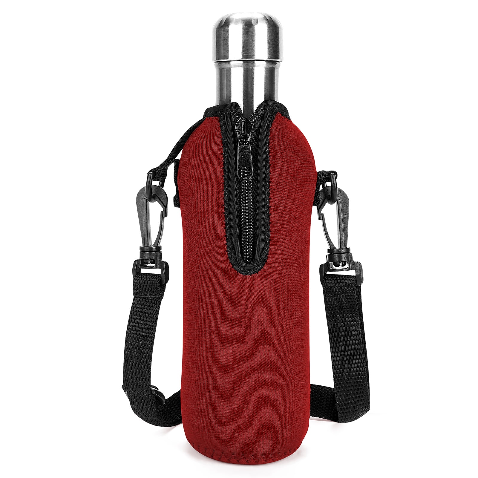 kwmobile Porta Borraccia 2 l in Neoprene - Porta Bottiglia con Tracolla