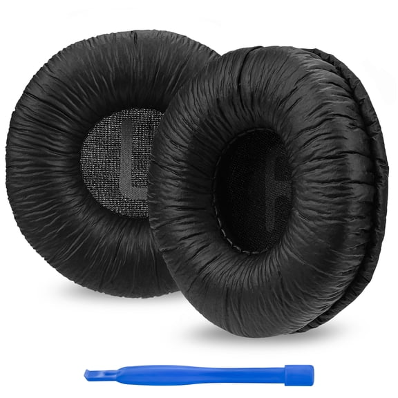 Linkidea Replacement Ear Pads for JBL JR300, JR300BT, T450BT, T500BT, Tune 500, Tune 500BT, Tune 510BT Headphones Ear Cushions (Leatherette / Black)