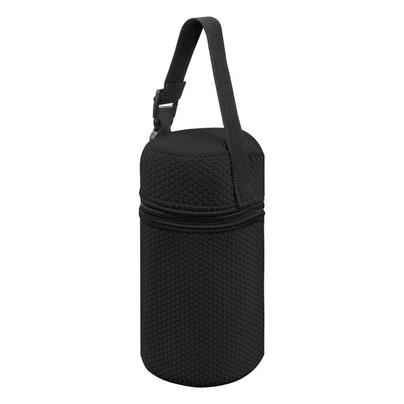 Linkidea Thermal Jar Carry Bag, Insulated Lunch Bag with Hand Strap, Suitable for Office Work, Outdoor Picnics, Compatible with 24 oz THERMOS, Serlium, Bidakid, Blockhutte (Black)