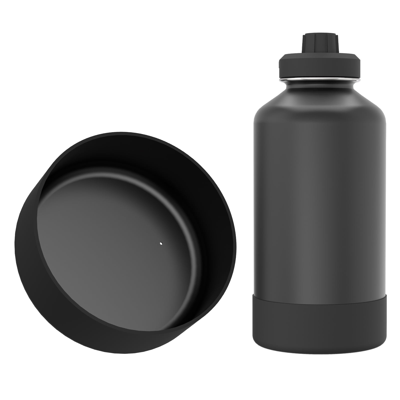 Linkidea 2-Pack Silicone Bottle Boot For Stanley Quick Flip GO 36oz - Water Bottle Bottom Protector, Bumper Sleeve - View #2