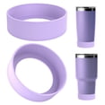 thumbnail image 1 of Linkidea 2 Pack Water Bottle Boot Compatible with YETI Tumbler 20oz/30oz, Travel Mug 20oz/30oz, Silicone Anti-Slip Waterbottle Bottom Sleeve Cover Protector (Violet), 1 of 6