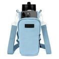 thumbnail image 1 of Linkidea Water Bottle Carrier with Strap Compatible with YETI Rambler Bottle 18oz/26oz, Owala FreeSip 24oz/32oz, Waterbottle Sling Bag Holder, Shoulder Strap with Phone Pocket (Blue), 1 of 6