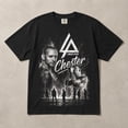 thumbnail image 1 of Llnkin P@rk Chester Bennington Tribute Graphic T-Shirt Rock Band Memorial Merch, 1 of 4