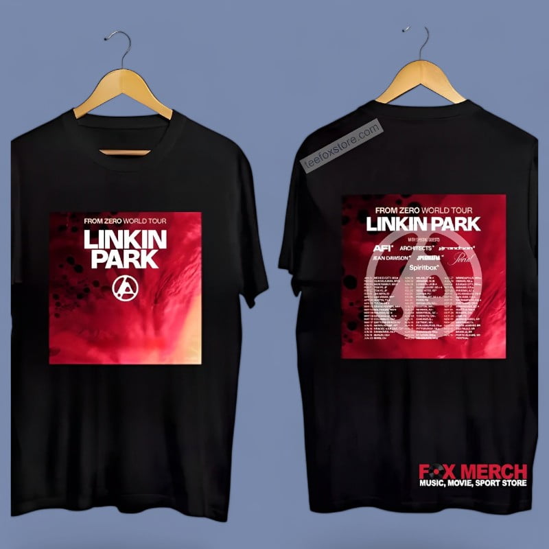 Linkin Park From Zero World Tour 2025 Concert TShirt
