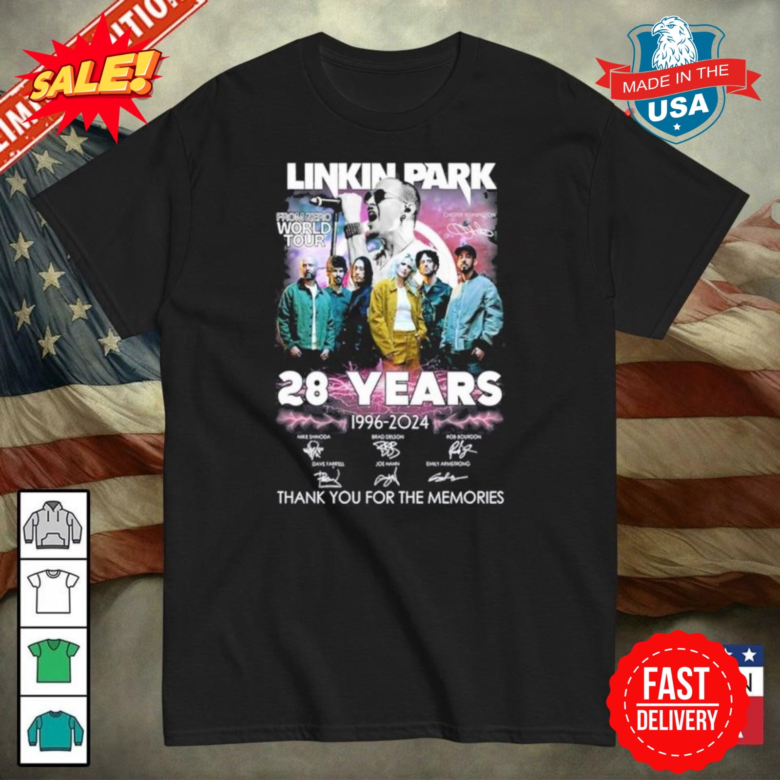 Linkin Park From Zero World Tour 28 Years 19962024 Thank