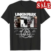 PRINTNEST Linkin Park Logo Rock Band Signature shirt TEE New Black T shirt