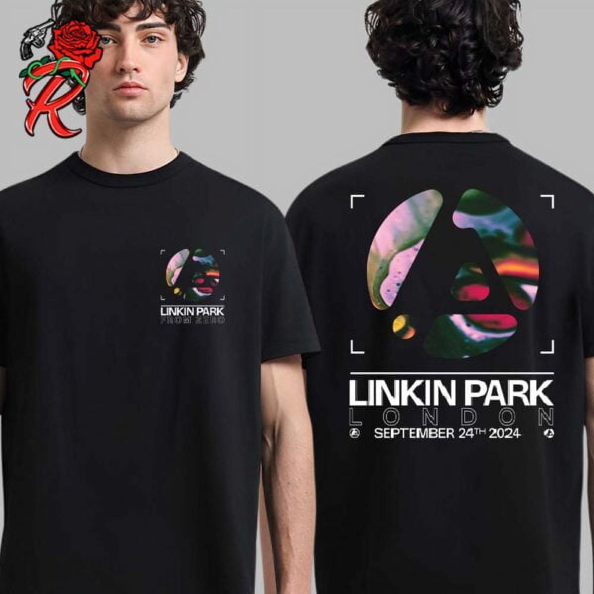 Linkin Park London UK From Zero Tour Merch Tee At The O2 On September