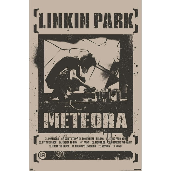 Linkin Park - Meteora Wall Poster, 22.375" x 34"
