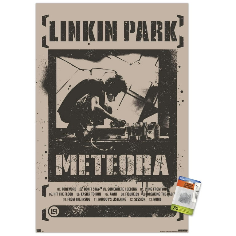 Linkin Park - Meteora Wall Poster with Pushpins, 22.375