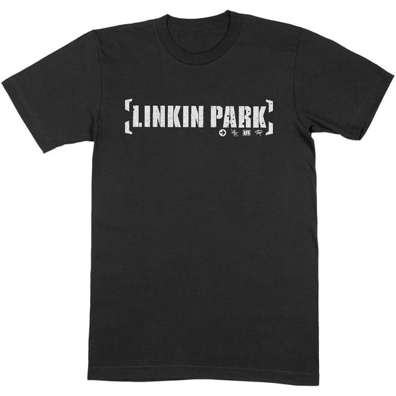Linkin Park Unisex T-Shirt Bracket Logo (Large)