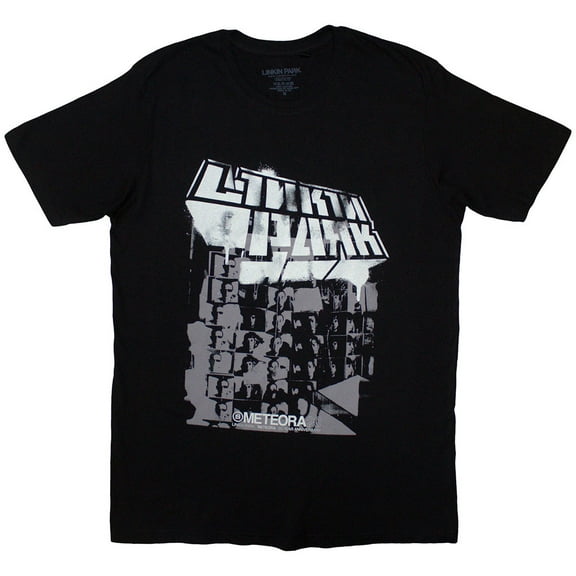 Linkin Park Unisex T-Shirt Spray Collage (Black) (Medium)
