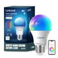 thumbnail image 1 of Linkind A19 Matter Smart Light Bulb, Color Changing Smart Bulb, 9W, 800lm, E26 Base (1 Pack), 2025 Upgraded, 1 of 12