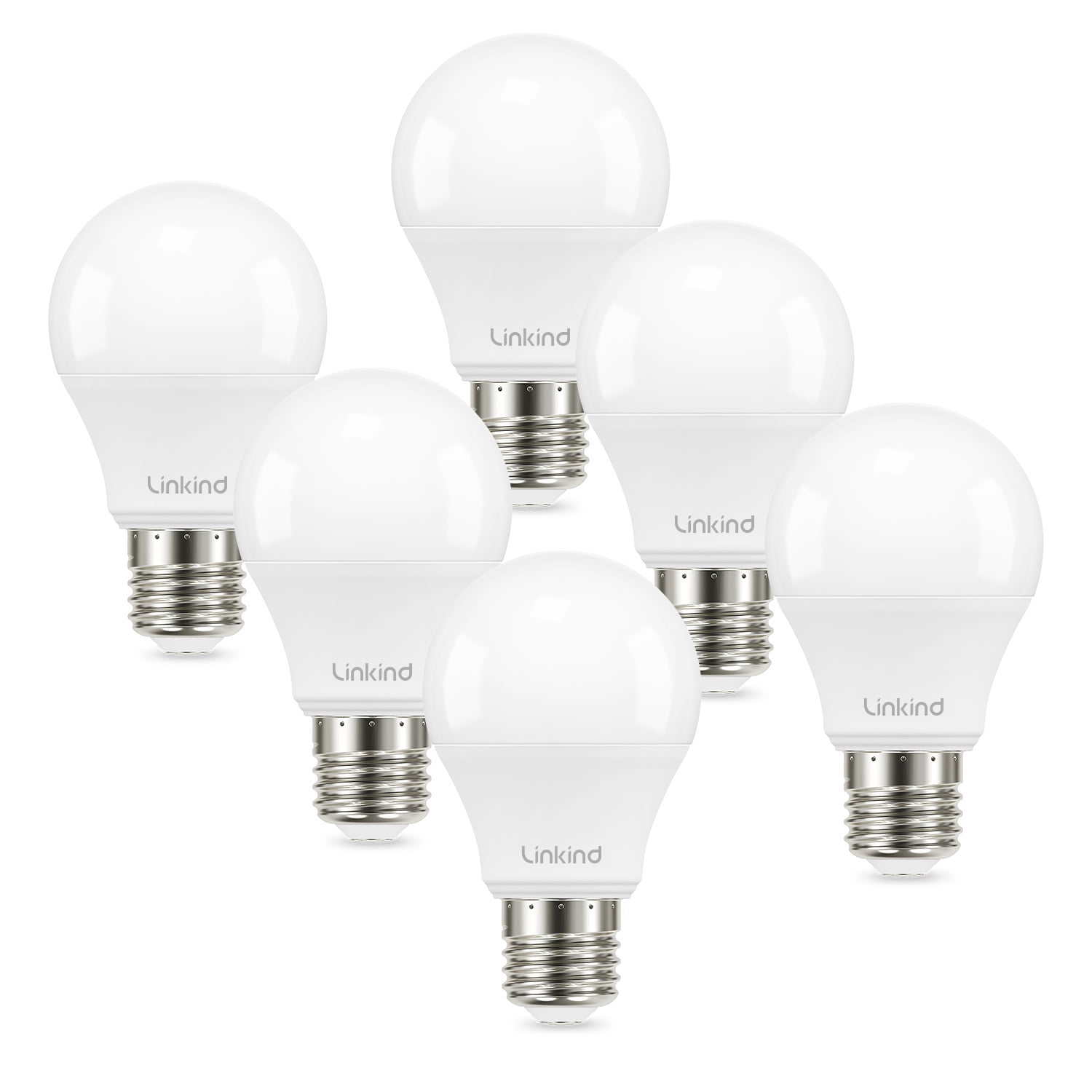 E14 Led Bulbs, 7W (Equivalent To 70W), Cool White (6000K), Ac220-240V,  Flicker Free, Non Dimmable, 700 Lumens, Cri>80, Pack Of 4 - (Cool White,  7W) 