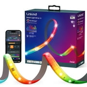 Linkind EL8 Smart Light Strip, 25ft Color Changing LED Strip Light with App Control, Music Sync, Corded Electric