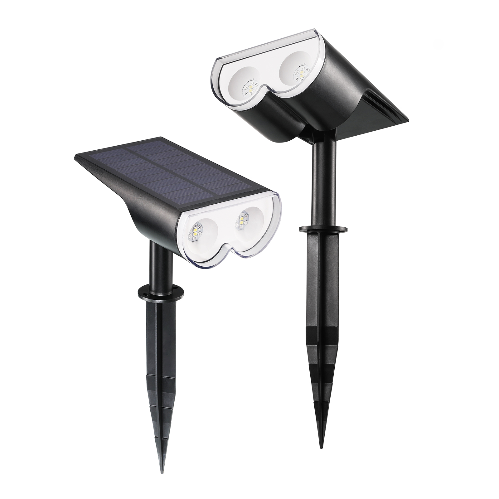 Linkind Solar Lights Outdoor, Solar Landscape Spotlights 6500K Daylight