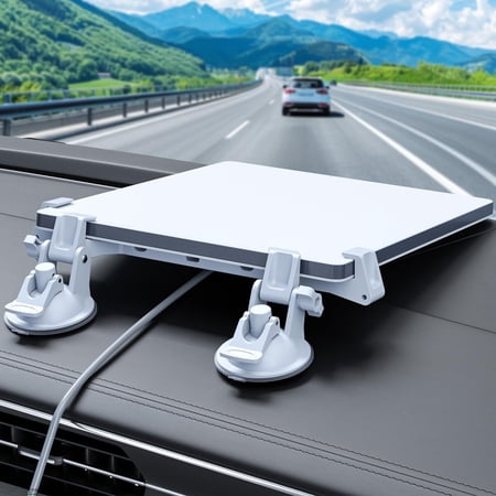 Linkoostar Starlink Mini Car Mount for Dashboard, Starlink Mini Mount for Car Starlink Mini Suction Cup Mount for Dashboard & windshield Suitable for Most Vehicles and Ensures Stable Satellite Signal