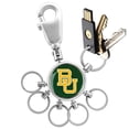 thumbnail image 1 of Links Walker LW-CO3-BAB-VALET NCAA LinksWalker Baylor Bears Valet Keychain with 6 Keyrings, Silver, 1 of 1