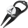 thumbnail image 1 of Links Walker  NCAA United States Space Force - Hat Trick Divot Repair Tool, Black & Silver, 1 of 1