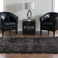 thumbnail image 1 of Links Zigzag Charcoal Shag Area Rug 5 x 7 Plush Geometric Design Soft Pile, 1 of 3