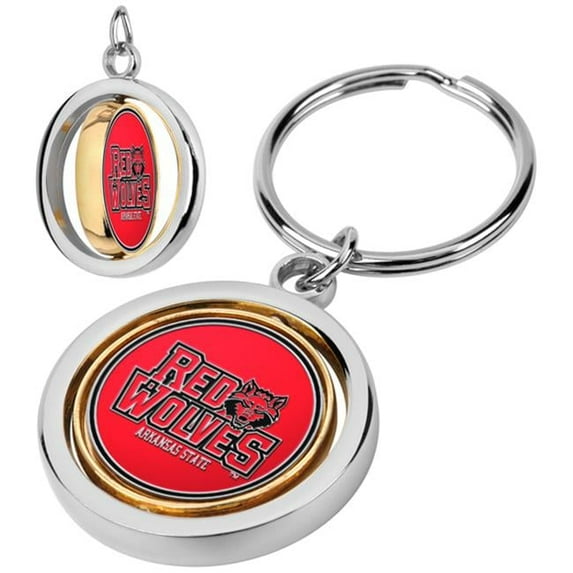 LinksWalker LW-CO3-ASI-KCSPIN Arkansas State Red Wolves-Spinner Key Chain