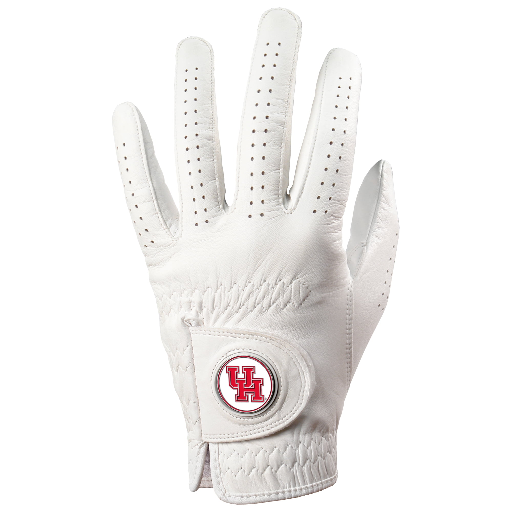 Men's White Houston Cougars Golf Glove