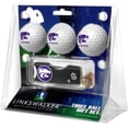 thumbnail image 1 of Kansas State Spring Action Divot Tool 3 Ball Gift Pack, 1 of 3