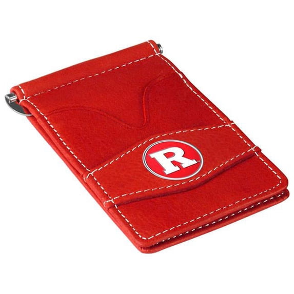 LinksWalker LW-CO3-RSK-PWALLET-RED Rutgers Scarlet Knights-Players Wallet, Red