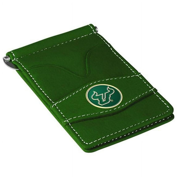 LinksWalker LW-CO3-SFB-PWALLET-GRN South Florida Bulls-Players Wallet, Green