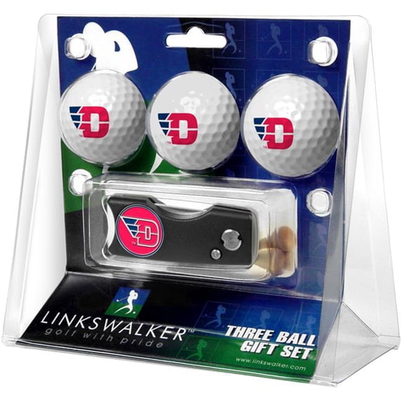 LinksWalker LW-CO3-UDF-3PKS Dayton Flyers-Spring Action Divot Tool 3 Ball Gift Pack