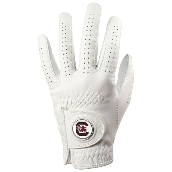 Men's White South Carolina Gamecocks Golf Glove