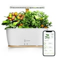 thumbnail image 1 of Linkstyle Hydroponics Growing System, Smart Herb Garden Kit Indoor, Indoor Garden, APP & WiFi Controlled, with Growing LED Light, Gardening Gifts, 1 of 11