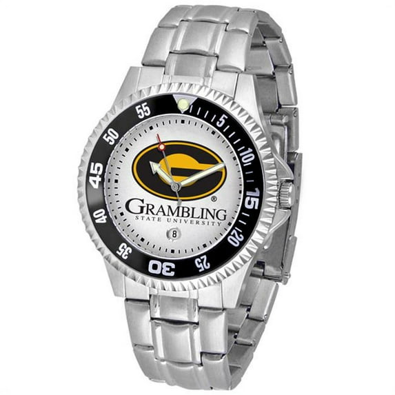 Linkswalker Mens Grambling State University Tigers Competitor Steel Watch