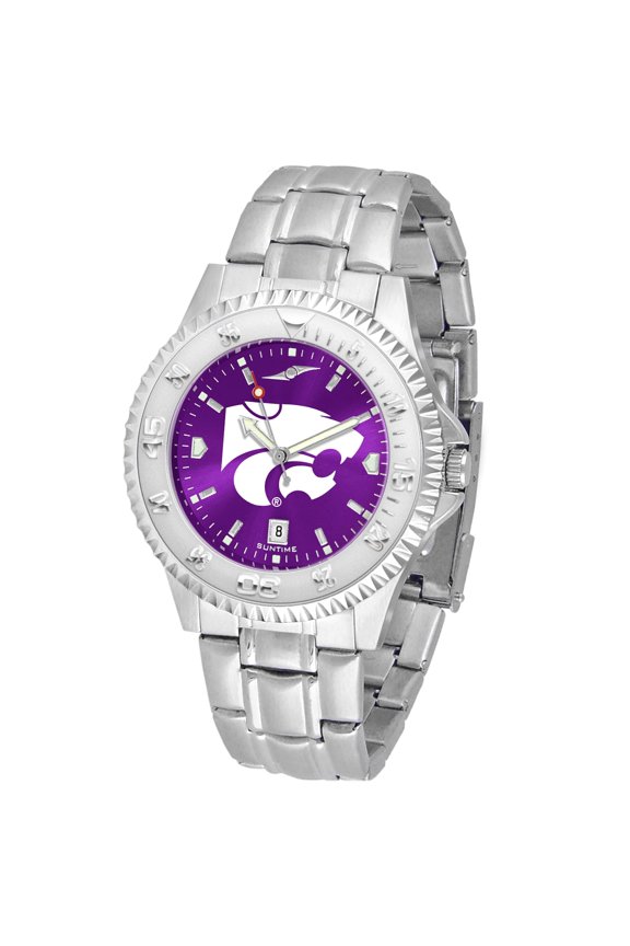 Purple Kansas State Wildcats Competitor Steel AnoChrome Watch