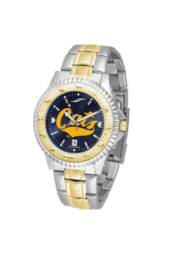 Navy Montana State Bobcats Competitor Two-Tone AnoChrome Watch