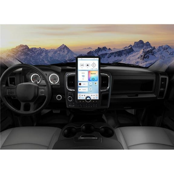 Linkswell XL-DGOP15-6RR-6H 15.6 in. XL Android Tablet with Replaces 4 or 8 in. Displays for 2014-2018 RAM Trucks