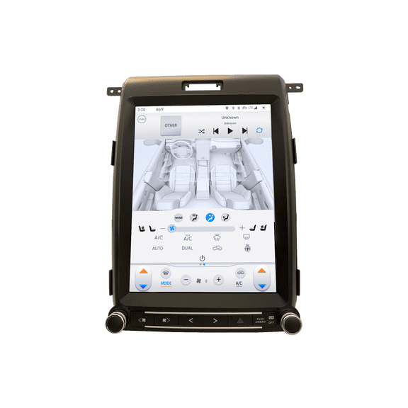 Linkswell Generation 6 T-Style 12.1" Android 11 HD Radio for 2013-2014 Ford F-150 with Wireless Apple CarPlay & Android Auto